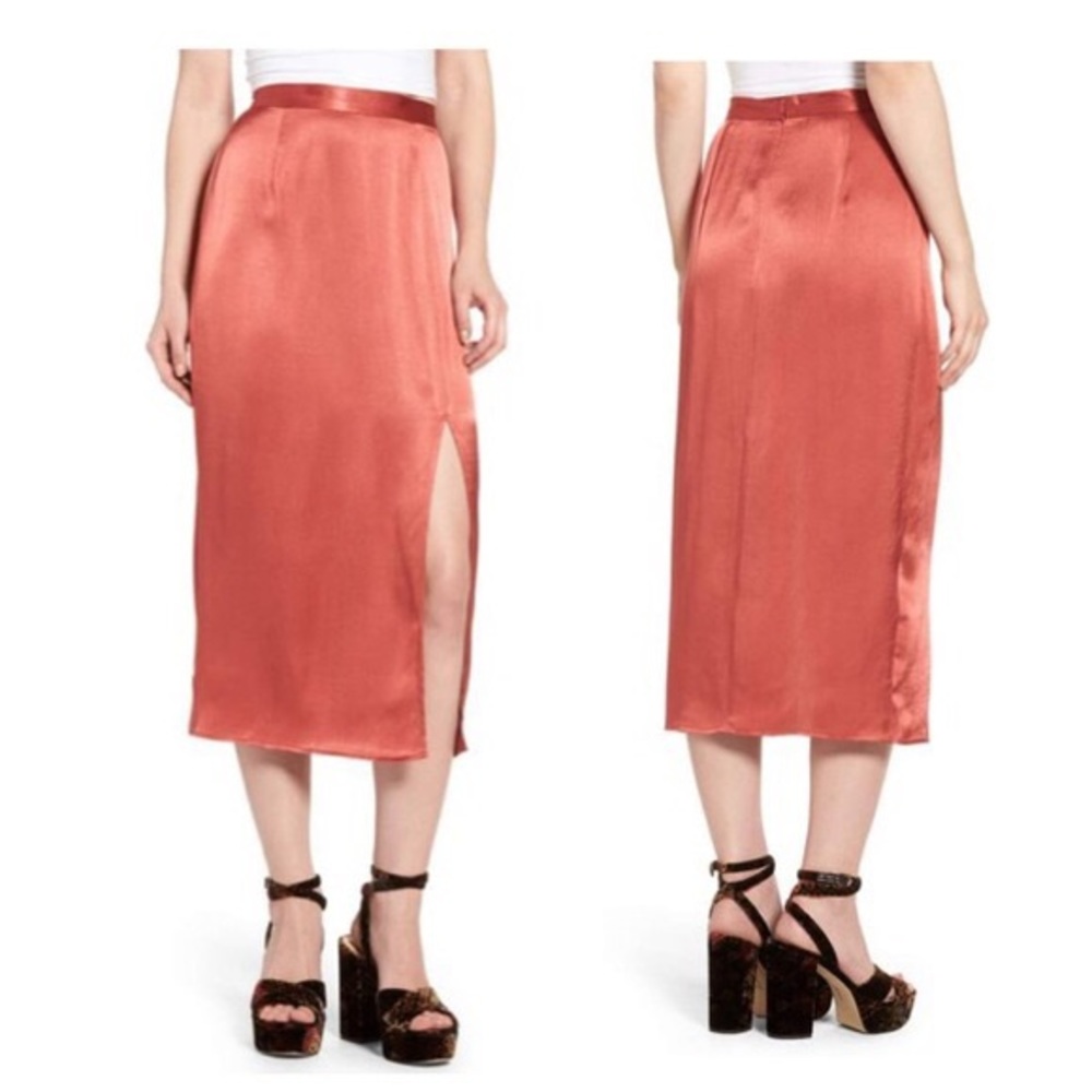 WAYF Brandy slip skirt size small